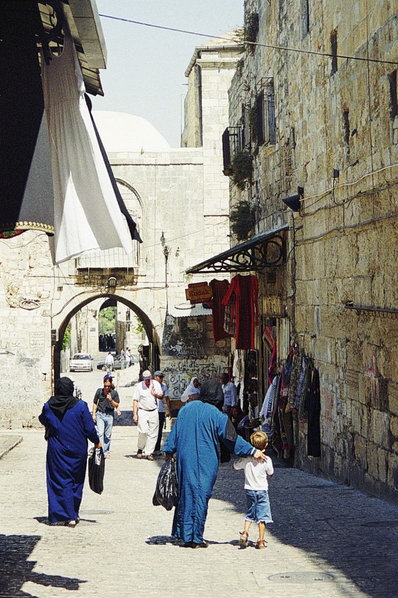 Via Dolorosa, Jerusalem, near St Stephen's Gate