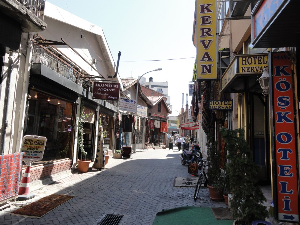 Shops in downtown Konya (Iconium)