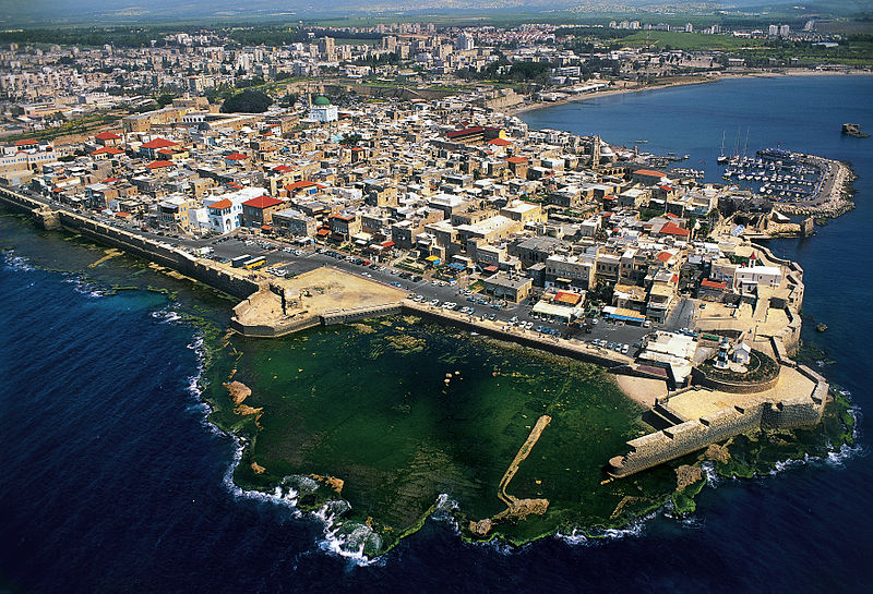 Aerial view of Acre (Akko)