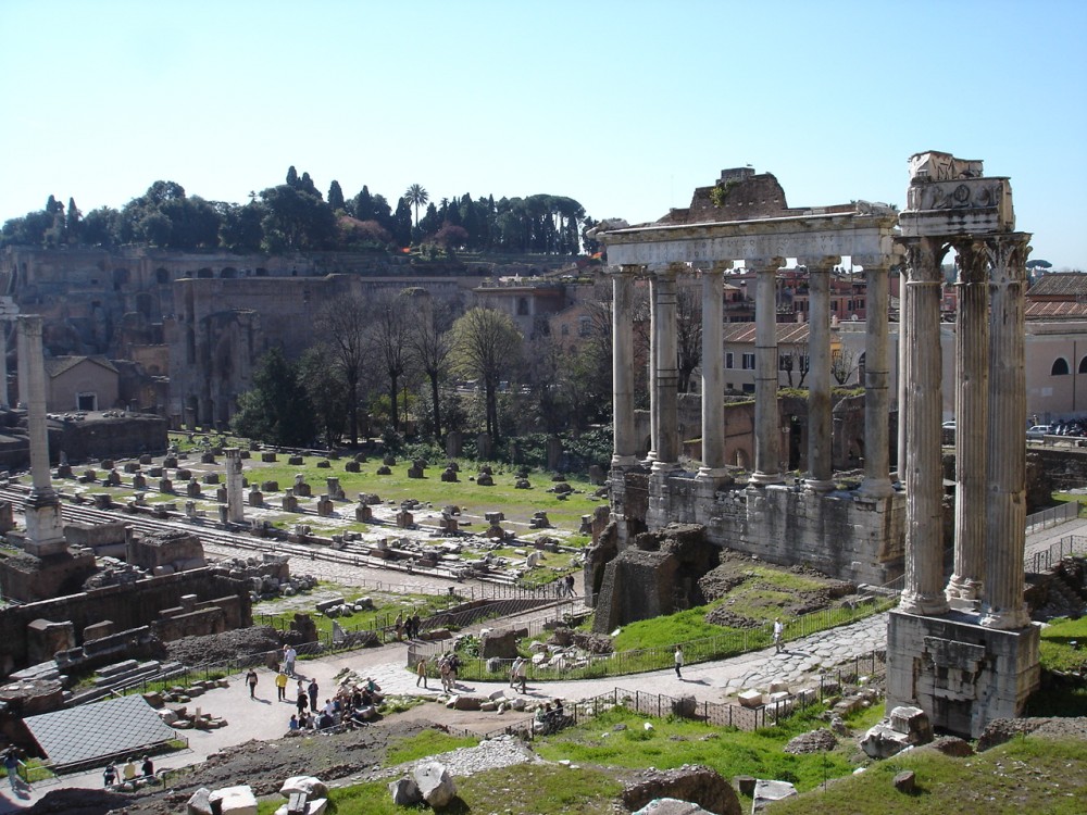 The Roman Forum at Rome