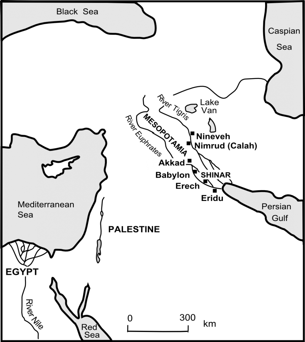 Map of Babylonia