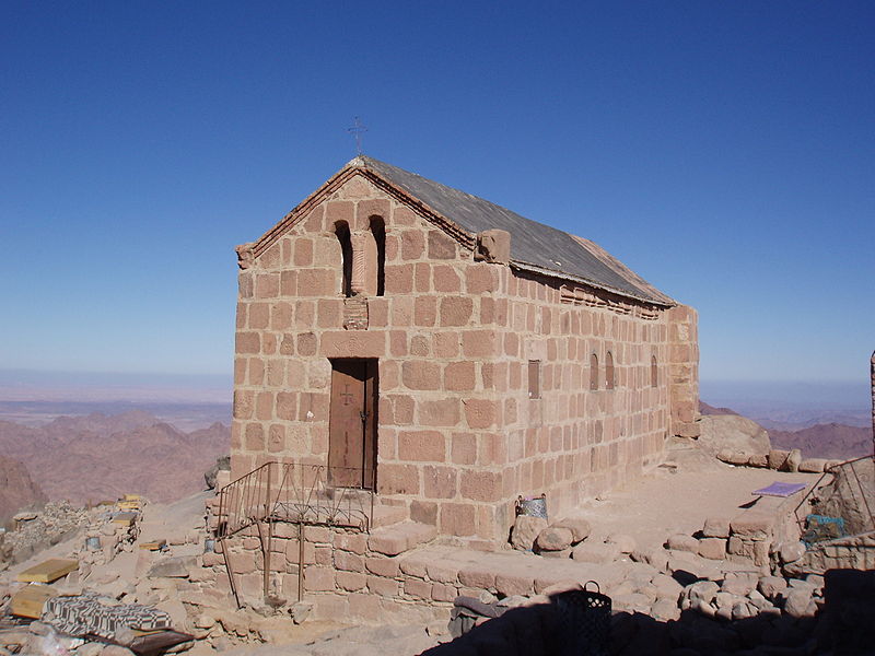 Greek Orthodox Chapel on top of Mt Sinai
