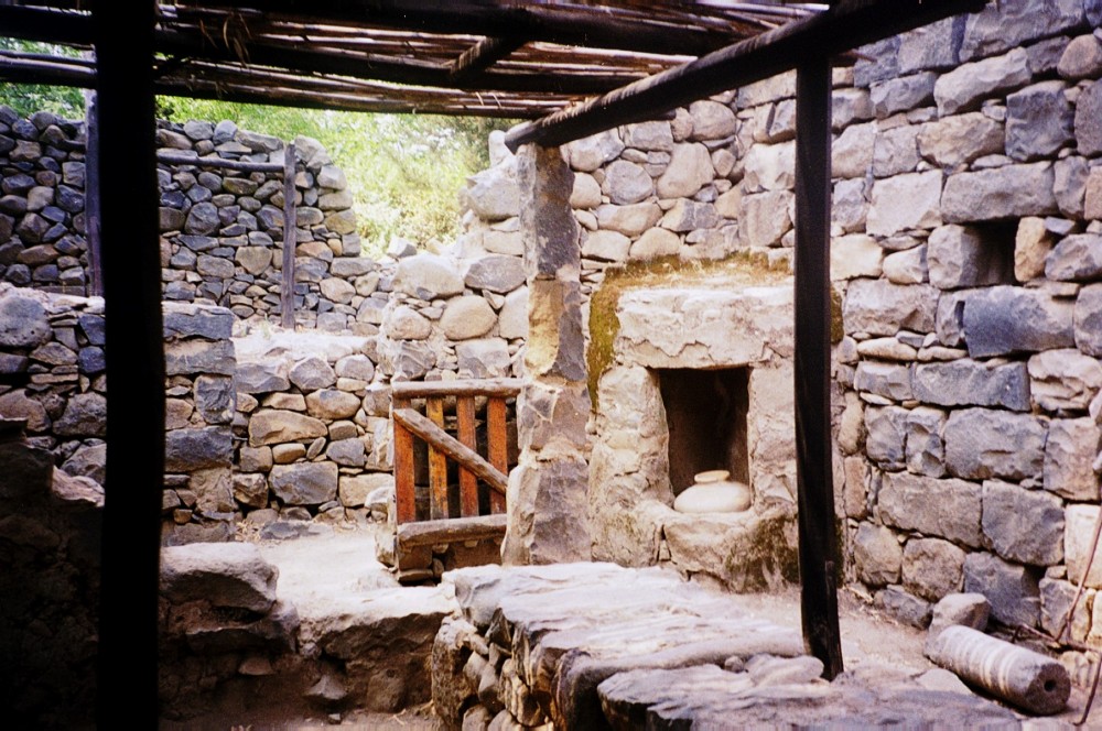 Reconstructed 1st century house