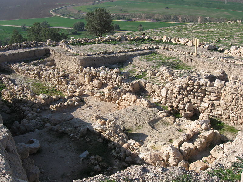 Remains at Tel Zafit (Gath)  (Ori)