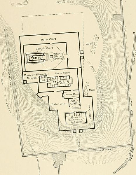 Plan of Solomon's Temple (1905) (Internet Archive Book Images) 