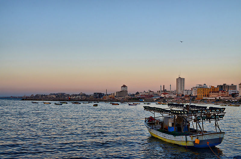 Gaza from the sea