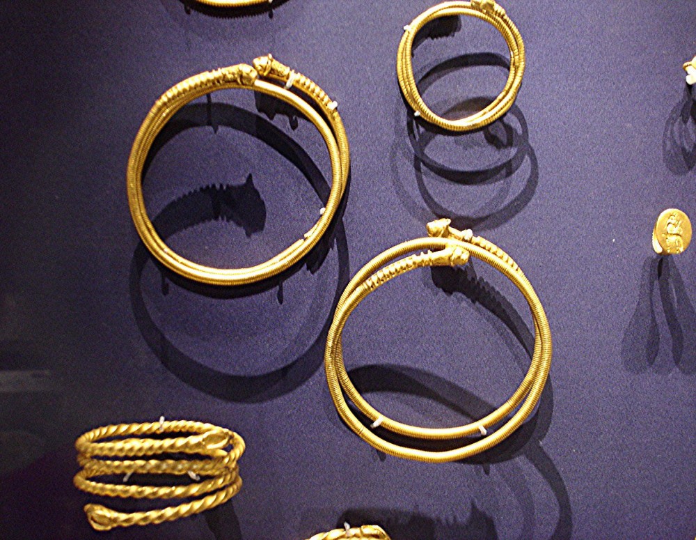 Gold armlets from Persepolis