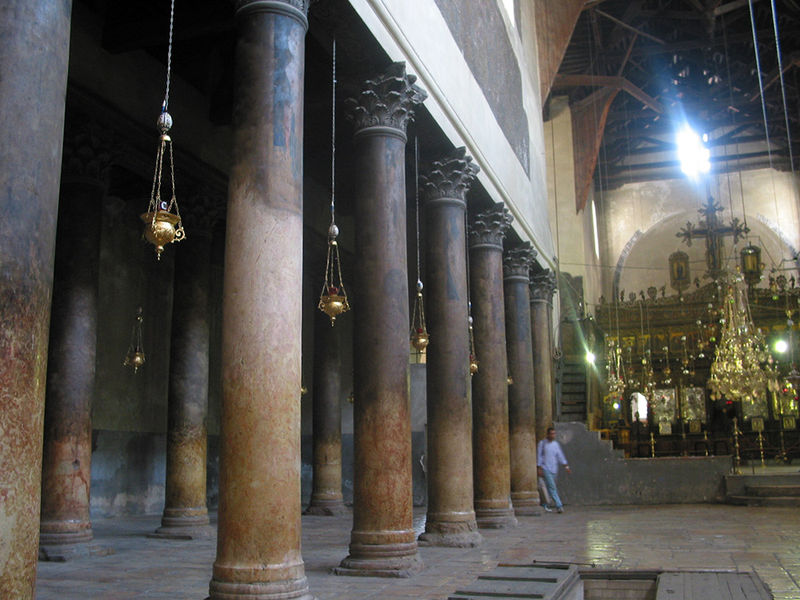 Bethlehem Interior of the Church of the Nativity