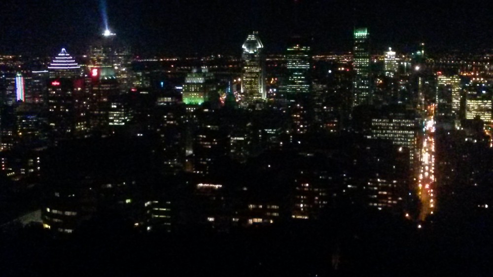 Downtown Montreal from Mont Real