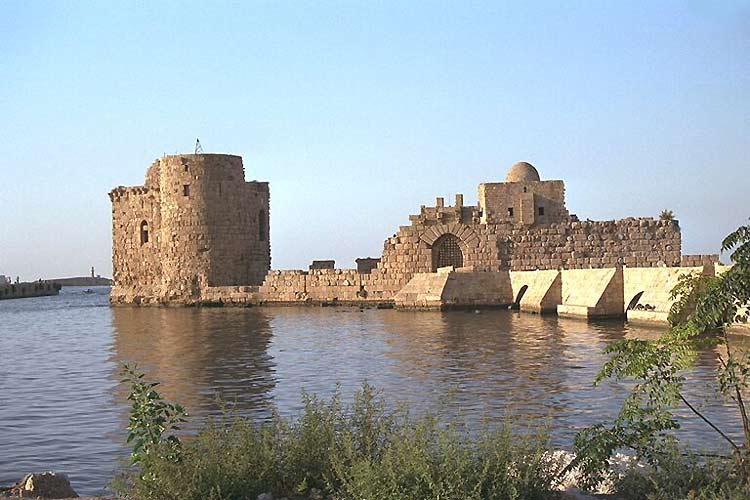 Sidon - the old port (Grandjean)
