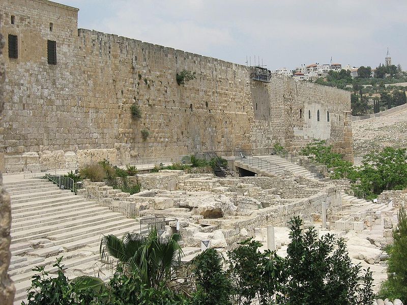Jerusalem - Southern wall of the Temple Mount (Oren Rozen)