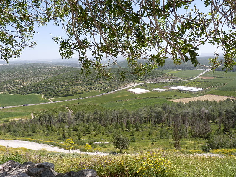 Tel Azeka where David defeated Goliath
