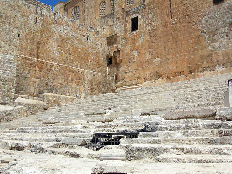 Temple Mount Southern Steps (Mark Wilson)