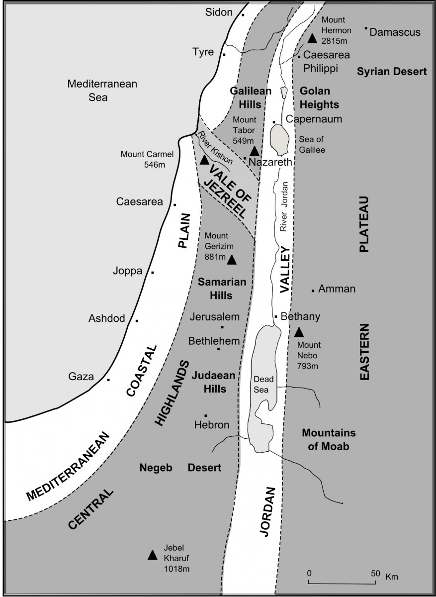 Map of Palestine