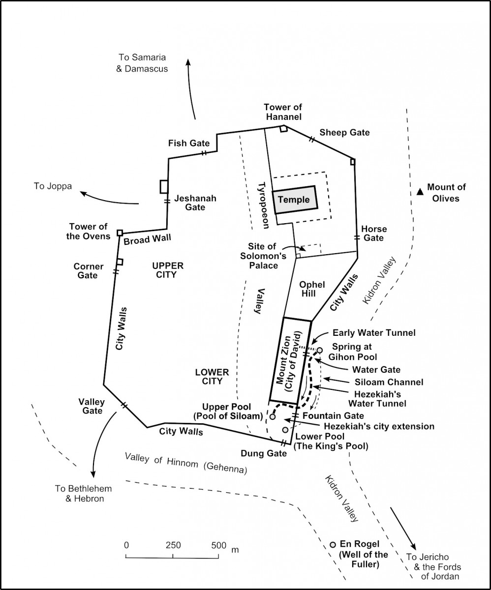 Map 61 Nehemiah's Jerusalem