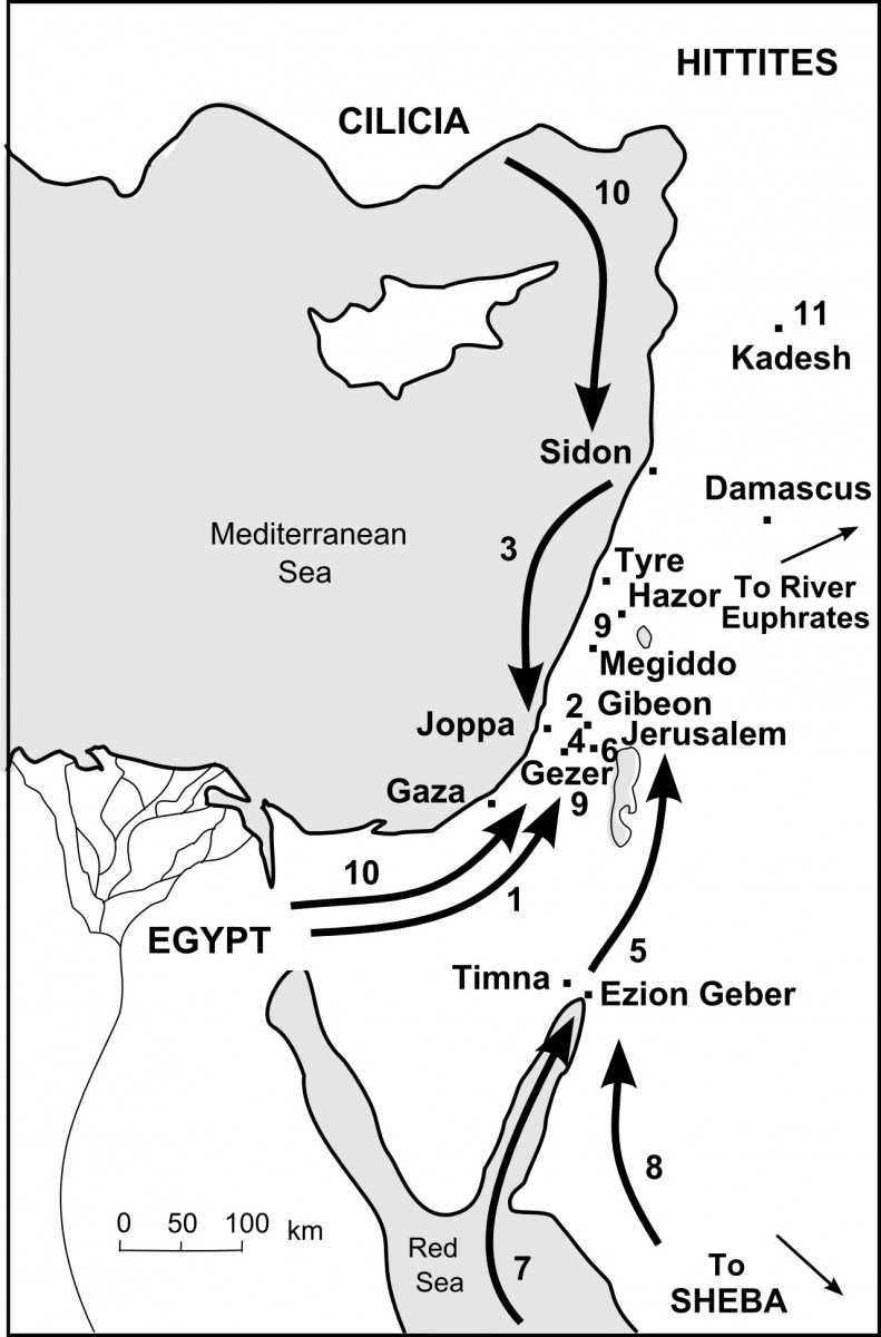 Map - Supplying Solomon's Kingdom